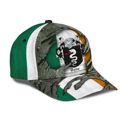 Clan Dane Coat Of Arms - Irish Family Crest Classic Cap KI43 Dane Coat Of Arms Irish Cap