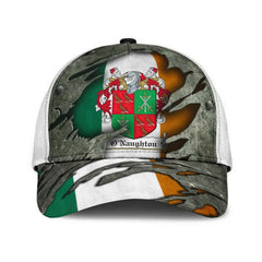 Clan Onaughton Coat Of Arms - Irish Family Crest Classic Cap WN78 Onaughton Coat Of Arms Irish Cap