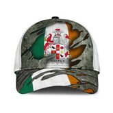 Clan Hartily Coat Of Arms - Irish Family Crest Classic Cap MT79 Hartily Coat Of Arms Irish Cap