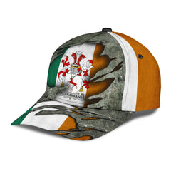 Clan Ocullinane Coat Of Arms - Irish Family Crest Classic Cap VO25 Ocullinane Coat Of Arms Irish Cap