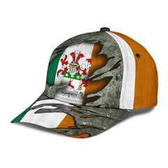 Clan Doherty Coat Of Arms - Irish Family Crest Classic Cap EH17 Doherty Coat Of Arms Irish Cap