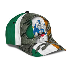 Clan Rafter Coat Of Arms - Irish Family Crest Classic Cap VR38 Rafter Coat Of Arms Irish Cap