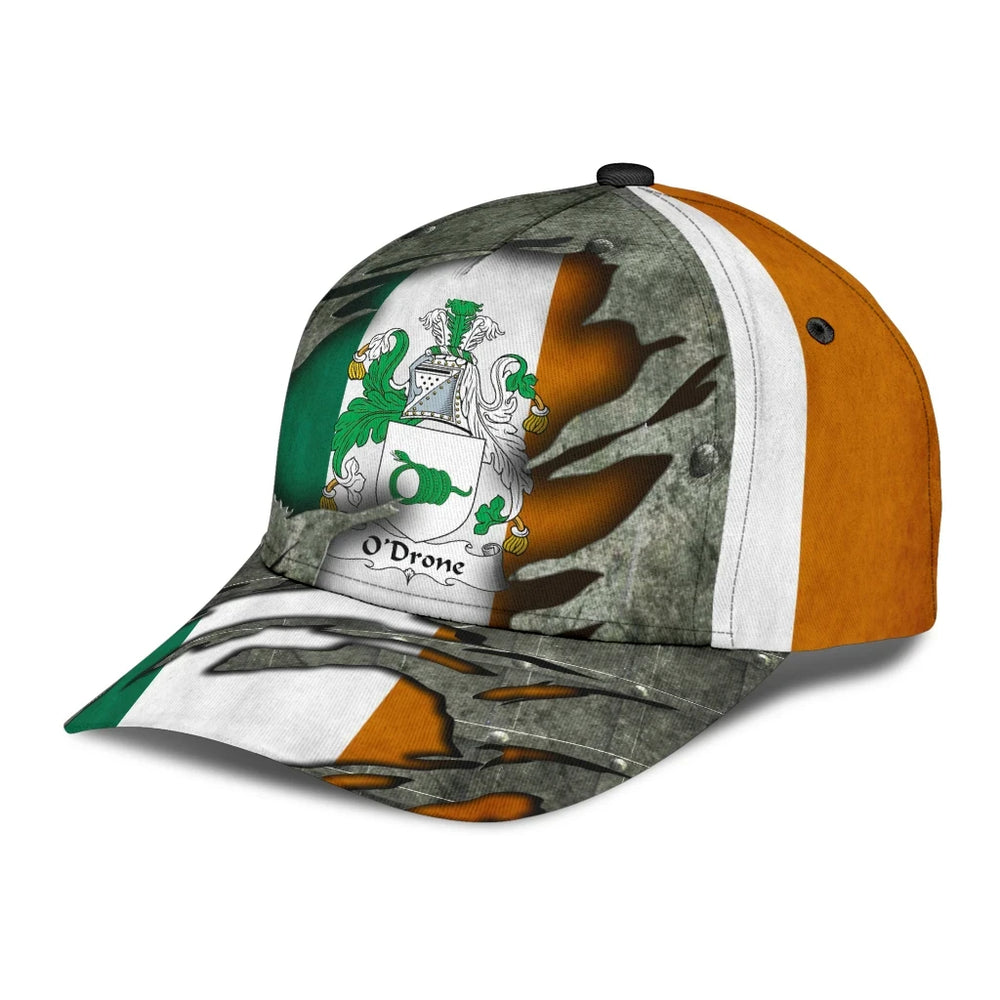 Clan Odrone Coat Of Arms - Irish Family Crest Classic Cap FR70 Odrone Coat Of Arms Irish Cap