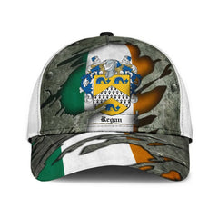Clan Regan Coat Of Arms - Irish Family Crest Classic Cap KI90 Regan Coat Of Arms Irish Cap