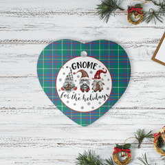 Clan Inglis Ancient Tartan Tartan Crest Gnome Heart Ceramic Ornament NO92 Inglis Ancient Tartan Tartan Christmas