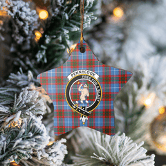 Clan Pennycook (Edinburgh) Tartan Crest Star Ceramic Ornament XH64 Pennycook (Edinburgh) Tartan Tartan Christmas