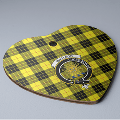 Clan MacLeod of Lewis Modern Tartan Crest Heart Ceramic Ornament AF59 MacLeod of Lewis Modern Tartan Tartan Christmas