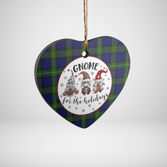 Clan MacEwen Modern Tartan Tartan Crest Gnome Heart Ceramic Ornament PP11 MacEwen Modern Tartan Tartan Christmas
