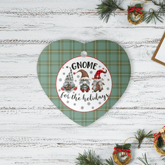 Clan Kelly Dress Tartan Tartan Crest Gnome Heart Ceramic Ornament ZI95 Kelly Dress Tartan Tartan Christmas