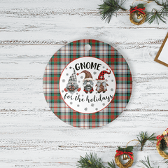 Clan MacDuff Dress Ancient Tartan Tartan Crest Gnome Round Ceramic Ornament SE55 MacDuff Dress Ancient Tartan Tartan Christmas