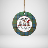 Clan MacMillan Hunting Ancient Tartan Tartan Crest Gnome Round Ceramic Ornament HS76 MacMillan Hunting Ancient Tartan Tartan Christmas