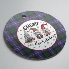 Clan Guthrie Modern Tartan Tartan Crest Gnome Round Ceramic Ornament HB34 Guthrie Modern Tartan Tartan Christmas