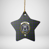 Clan Spalding Murray of Atholl Modern Tartan Crest Star Ceramic Ornament VG27 Spalding Murray of Atholl Modern Tartan Tartan Christmas