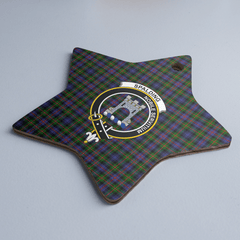 Clan Spalding Murray of Atholl Modern Tartan Crest Star Ceramic Ornament VG27 Spalding Murray of Atholl Modern Tartan Tartan Christmas