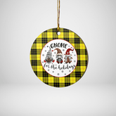 Clan MacLeod of Lewis Modern Tartan Tartan Crest Gnome Round Ceramic Ornament CJ91 MacLeod of Lewis Modern Tartan Tartan Christmas