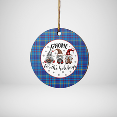 Clan Mercer Modern Tartan Tartan Crest Gnome Round Ceramic Ornament DE17 Mercer Modern Tartan Tartan Christmas