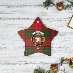 Clan Stewart of Appin Modern Tartan Crest Star Ceramic Ornament PM17 Stewart of Appin Modern Tartan Tartan Christmas