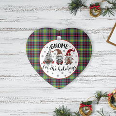 Clan Clephane Tartan Tartan Crest Gnome Heart Ceramic Ornament DI84 Clephane Tartan Tartan Christmas