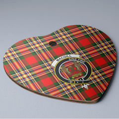 Clan MacGill Modern Tartan Crest Heart Ceramic Ornament PG36 MacGill Modern Tartan Tartan Christmas