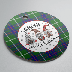 Clan MacIntyre Hunting Modern Tartan Tartan Crest Gnome Round Ceramic Ornament CL98 MacIntyre Hunting Modern Tartan Tartan Christmas
