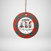 Clan MacLean of Duart Ancient Tartan Tartan Crest Gnome Round Ceramic Ornament TU62 MacLean of Duart Ancient Tartan Tartan Christmas