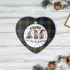 Clan MacLaren Modern Tartan Tartan Crest Gnome Heart Ceramic Ornament VZ57 MacLaren Modern Tartan Tartan Christmas