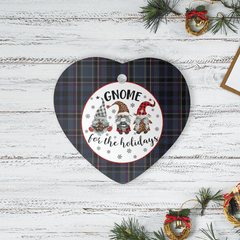 Clan Conway Tartan Tartan Crest Gnome Heart Ceramic Ornament QL97 Conway Tartan Tartan Christmas