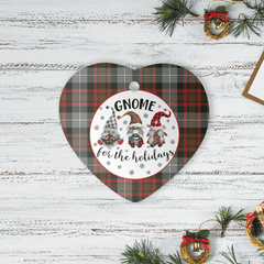 Clan MacRae Hunting Weathered Tartan Tartan Crest Gnome Heart Ceramic Ornament VA78 MacRae Hunting Weathered Tartan Tartan Christmas