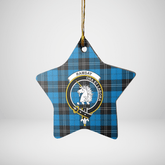Clan Ramsay Blue Ancient Tartan Crest Star Ceramic Ornament KH14 Ramsay Blue Ancient Tartan Tartan Christmas