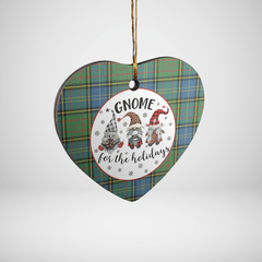 Clan MacMillan Hunting Ancient Tartan Tartan Crest Gnome Heart Ceramic Ornament FK28 MacMillan Hunting Ancient Tartan Tartan Christmas