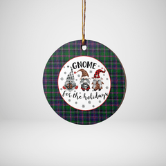 Clan Cooper Modern Tartan Tartan Crest Gnome Round Ceramic Ornament HM22 Cooper Modern Tartan Tartan Christmas