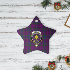 Clan Wardlaw Tartan Crest Star Ceramic Ornament ZP86 Wardlaw Tartan Tartan Christmas