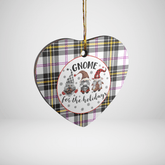 Clan MacPherson Dress Modern Tartan Tartan Crest Gnome Heart Ceramic Ornament VR52 MacPherson Dress Modern Tartan Tartan Christmas