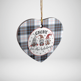 Clan MacRae Dress Modern Tartan Tartan Crest Gnome Heart Ceramic Ornament UC81 MacRae Dress Modern Tartan Tartan Christmas