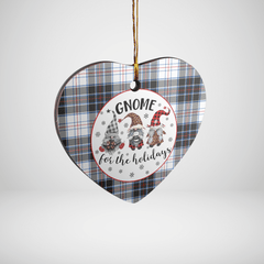 Clan MacRae Dress Modern Tartan Tartan Crest Gnome Heart Ceramic Ornament UC81 MacRae Dress Modern Tartan Tartan Christmas