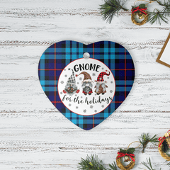 Clan MacCorquodale Tartan Tartan Crest Gnome Heart Ceramic Ornament UA50 MacCorquodale Tartan Tartan Christmas