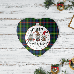 Clan Farquharson Modern Tartan Tartan Crest Gnome Heart Ceramic Ornament GK28 Farquharson Modern Tartan Tartan Christmas