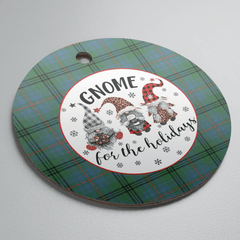 Clan Walker Hunting Ancient Tartan Tartan Crest Gnome Round Ceramic Ornament ZF26 Walker Hunting Ancient Tartan Tartan Christmas