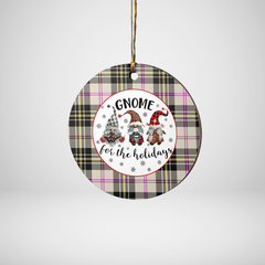 Clan MacPherson Dress Ancient Tartan Tartan Crest Gnome Round Ceramic Ornament EP30 MacPherson Dress Ancient Tartan Tartan Christmas