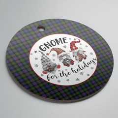 Clan Spalding Murray of Atholl Modern Tartan Tartan Crest Gnome Round Ceramic Ornament WK85 Spalding Murray of Atholl Modern Tartan Tartan Christmas