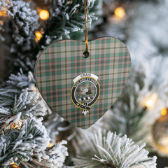 Clan Craig Ancient Tartan Crest Heart Ceramic Ornament LK56 Craig Ancient Tartan Tartan Christmas