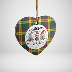 Clan MacMillan Old Modern Tartan Tartan Crest Gnome Heart Ceramic Ornament JT76 MacMillan Old Modern Tartan Tartan Christmas