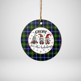 Clan MacNeil of Barra Modern Tartan Tartan Crest Gnome Round Ceramic Ornament ZQ37 MacNeil of Barra Modern Tartan Tartan Christmas