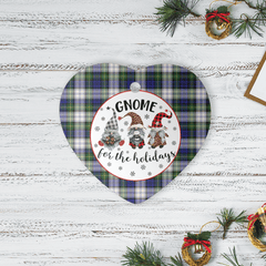 Clan Gordon Dress Modern Tartan Tartan Crest Gnome Heart Ceramic Ornament PU29 Gordon Dress Modern Tartan Tartan Christmas