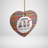 Clan Drummond of Strathallan Tartan Tartan Crest Gnome Heart Ceramic Ornament RD89 Drummond of Strathallan Tartan Tartan Christmas