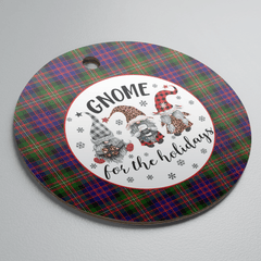 Clan MacDonnell of Glengarry Modern Tartan Tartan Crest Gnome Round Ceramic Ornament DL17 MacDonnell of Glengarry Modern Tartan Tartan Christmas