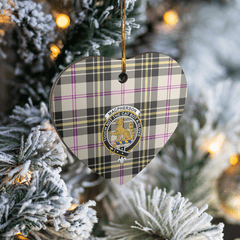 Clan MacPherson Dress Ancient Tartan Crest Heart Ceramic Ornament LE21 MacPherson Dress Ancient Tartan Tartan Christmas
