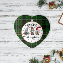 Clan MacAlpine Modern Tartan Tartan Crest Gnome Heart Ceramic Ornament WQ43 MacAlpine Modern Tartan Tartan Christmas