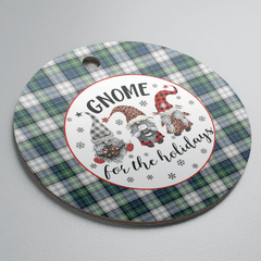 Clan Gordon Dress Ancient Tartan Tartan Crest Gnome Round Ceramic Ornament ND97 Gordon Dress Ancient Tartan Tartan Christmas