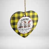 Clan MacLeod of Lewis Modern Tartan Tartan Crest Gnome Heart Ceramic Ornament UR19 MacLeod of Lewis Modern Tartan Tartan Christmas